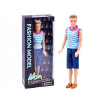 Bábika postavička Ken v pásikavom tielku